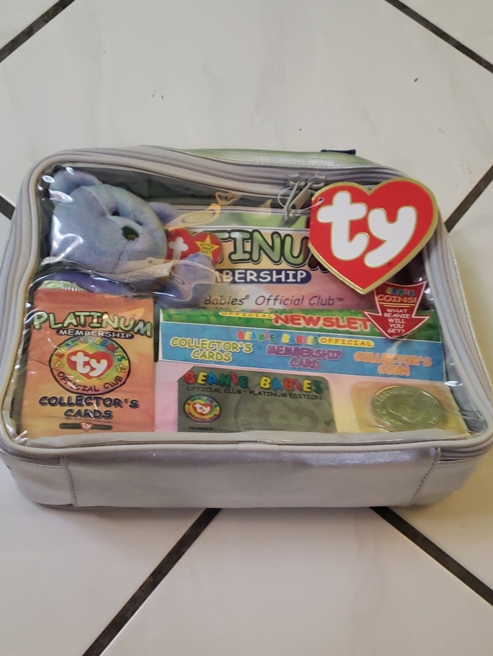 Vintage 1999 Ty Platinum club  Collector Kit, never opened